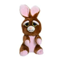 Мягкие животные - Интерактивная игрушка Feisty Pets Добрые Злые зверюшки Кролик 20 см Бело-коричневый (SUN0140) (hub_ZBTY66960)