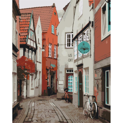 Товари для малювання - Картина за номерами Brushme Вуличками Бремена (BS53286)