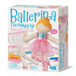 Наборы для творчества - Набор для творчества 4M Crafts Кукла-балерина (00-02731)