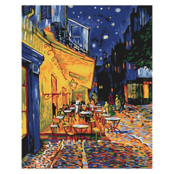 Товари для малювання - Картина за номерами Brushme Нічне кафе в Арлі Ван Гог (RBS51338) Товари для малювання - Картина за номерами Brushme Нічне кафе в Арлі Ван Гог (RBS51338)