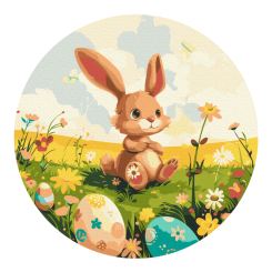 Товари для малювання - Картина за номерами Brushme Великодній кролик (RC00079M)