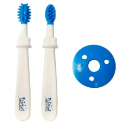 Товары по уходу - Набор щеток для зубов Lindo голубой 2 шт (8850217000728)