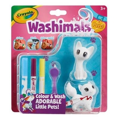 Іграшкові набори - Набір для творчості Crayola Washimals Два котика (74-7253)