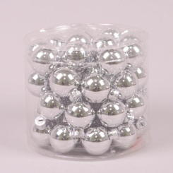 Аксесуари для свят - Кульки скляні Flora D-3 см. 45шт(44555) (MR35690)