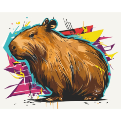 Товари для малювання - Картина за номерами Art Craft Капібара 40 х 50 см (11574-AC)