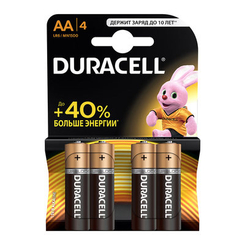 Батарейки - Батарейка алкалиновая Duracell Basic AA 1 5V LR6 1 шт (81545403)
