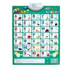 Обучающие игрушки - Интерактивный плакат Znatok Говорящая азбука (REW-K004)
