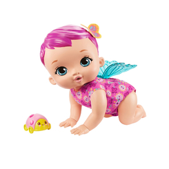 Пупсы - Интерактивный пупс My garden baby Giggle and crawl Ползком к приключениям розовый (GYP31)