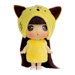 Маленькие куклы - Кукла-брелок Seol Ddung в костюме тигрёнка (FDE0903t)