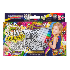 Наборы для творчества - Набор для творчества Danko toys My color сlutch с фломастерами (CCL-02-04U)