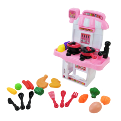 Дитячі кухні та побутова техніка - Ігровий набір Країна Іграшок My little Kitchen рожева (HZ-28/1)
