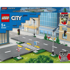 Конструкторы LEGO - Конструктор LEGO City Дорожные пластины (60304)