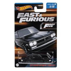 Автомодели - ​Автомодель Hot Wheels Форсаж 1971 Nissan Skyline H/T 2000 GT-R черный (HNR88/HNT15)