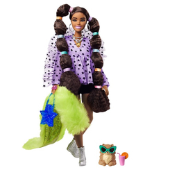 Ляльки - Лялька Barbie Extra з хвостиками з резинками (GXF10)