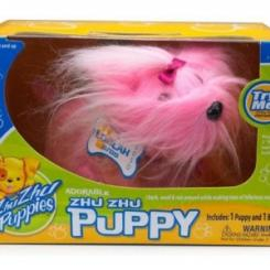 Мягкие животные - Интерактивная игрушка щенок йорк Лола Zhu Zhu Pets (81142)