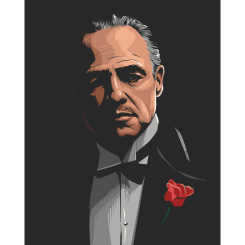 Товары для рисования - Картина по номерам Art Craft Вито Корлеоне 40 х 50 см (10141-AC)
