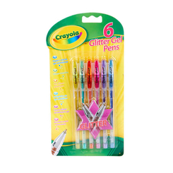 Канцтовари - Набір гелевих ручок Crayola 6 шт (256253.024)