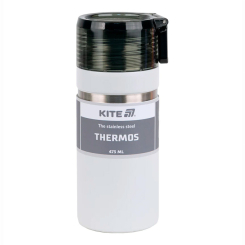 Чашки, склянки - Термос Kite Білий 473 мл (K25-320-1) Чашки, склянки - Термос Kite Білий 473 мл (K25-320-1)
