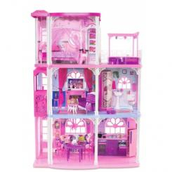 Мебель и домики - Игровой набор Домик для куклы Barbie С батарейками (НН 7666)