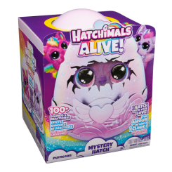 Мягкие животные - Интерактивная игрушка Hatchimals Паффи в яйце (SM19201/6069132)