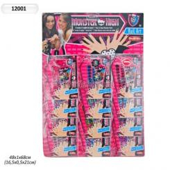 Косметика - Игрушечный набор Monster High; Стики для дизайна ногтей; MH12001 (MH12001)
