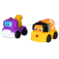 Машинки для малюків - Ігровий набір Baby Team Машинки Набір з бетонозмішувачем (8603/2)