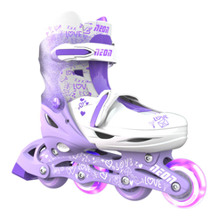 Ролики детские - Роликовые коньки Neon Combo Skates сиреневые 34-38 (NT10L4) Ролики детские - Роликовые коньки Neon Combo Skates сиреневые 34-38 (NT10L4)