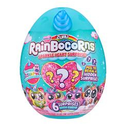 Мягкие животные - Мягкая игрушка Rainbocorns S2 Sparkle heart Реинбокорн-A сюрприз (9214A)