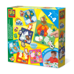 Наборы для творчества - Набор для творчества Ses Creative My first Где живут животные (14401S)