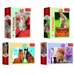 Пазлы - Пазл Trefl Mini Милые животные 54 элемента в ассортименте (54195)