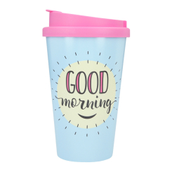 Чашки, стаканы - Стакан Top Model Good morning с крышкой 350 мл (042180/18)