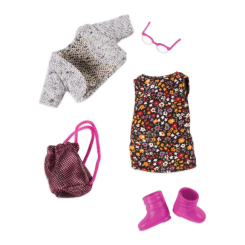Одежда и аксессуары - Одежда для куклы Lori Платье в цветочек (LO30021Z)