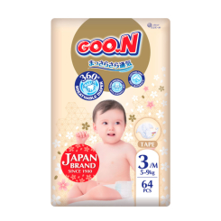 Товары по уходу - Подгузники Goo.N Premium soft M (5-9 кг) 64 штуки (F1010101-154)