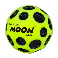 Спортивні активні ігри - М'яч-стрибун Waboba Moon ball Galaxy жовтий з чорним (321C99_A/4)