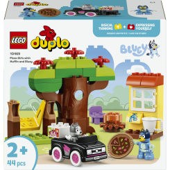 Конструктори LEGO - Конструктор Lego DUPLO «Піцерія» з Мафіном та Блуї (10469)