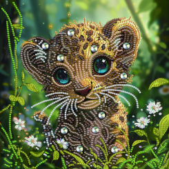 Мозаїка - Алмазна мозаїка Brushme Тигреня (BH011) Мозаїка - Алмазна мозаїка Brushme Тигреня (BH011)