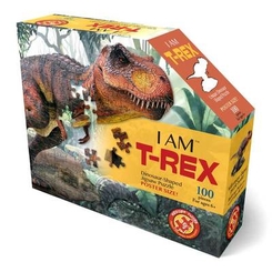 Пазли - Пазл I am Динозавр Тиранозавр 100 елементів (4014)