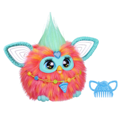 Мягкие животные - Интерактивная игрушка Furby Ферби Coral с аксессуарами (F6744)