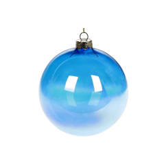 Аксессуары для праздников - Елочный шар BonaDi 10 см Синий (NY15-970) (MR63005)