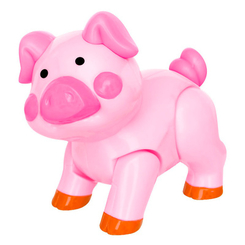 Фигурки животных - Игрушка-свинка Kiddieland Домашние животные интерактивная (56945)