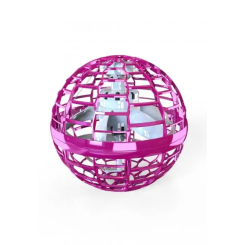 Спортивные активные игры - Летающий светящийся шар FlyNova PRO Gyrosphere Розовый (16341059524)