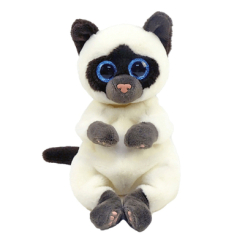 М'які тварини - М'яка іграшка TY Beanie babies Сіамська кішка Miso 20 см (40548)
