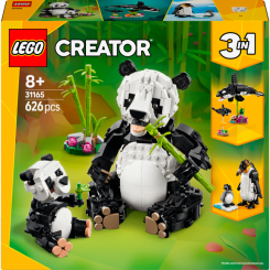 Конструктори LEGO - Конструктор LEGO Creator Дикі тварини: пандові (31165)