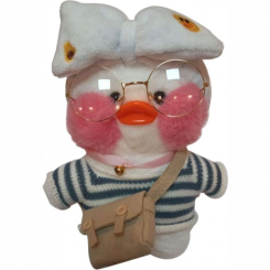 Мягкие животные - Мягкая игрушка уточка LaLaFanFan Duck 30 см White (314434)