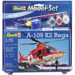 3D-пазлы - Модель для сборки Вертолет A-109 K2 Rega Revell (64941) 3D-пазлы - Модель для сборки Вертолет A-109 K2 Rega Revell (64941)
