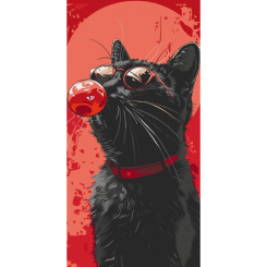 Товары для рисования - Картина по номерам Art Craft Прекрасный кот 40 х 80 см (11558-AC)