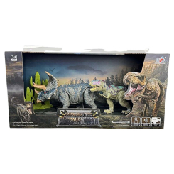 Фигурки животных - Игровой набор Dino Toys Трицератоп и Тиранозавр (2986096057815)