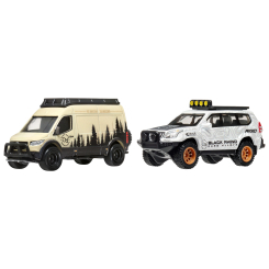 Автомодели - Набор автомоделей Hot Wheels Car culture '05 Toyota Land cruiser Prado и Mercedes-Benz sprinter Tourer (HBL96/HRR76) Автомодели - Набор автомоделей Hot Wheels Car culture '05 Toyota Land cruiser Prado и Mercedes-Benz sprinter Tourer (HBL96/HRR76)