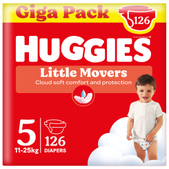 Подгузники - Подгузники Huggies Little Movers 5 Giga Pack 11-25 кг 126 шт (5029053583419) Подгузники - Подгузники Huggies Little Movers 5 Giga Pack 11-25 кг 126 шт (5029053583419)
