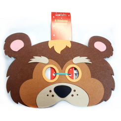 Аксессуары для праздников - Маска Apli Krapli Мишка (НМ2-05) Аксессуары для праздников - Маска Apli Krapli Мишка (НМ2-05)